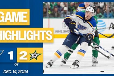 Game Highlights: Blues 1, Stars 2 (OT)