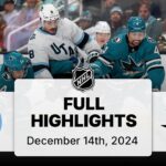 NHL Highlights | Utah Hockey Club vs. Sharks - December 14, 2024