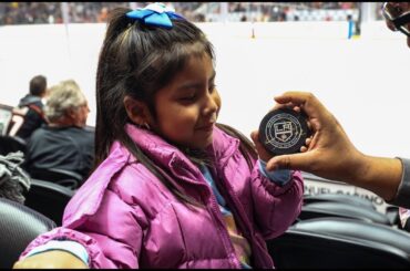 Jonathan Quick with a Huge Save for Young Fan