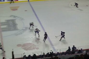 Lias Andersson of the Laval Rocket scores his 2nd goal of the game vs. Rochester Americans 2/2/24