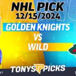 Vegas Golden Knights vs Minnesota Wild 12/15/24 NHL Pick Prediction