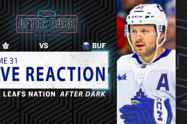 Maple Leafs vs Buffalo Sabres LIVE POST GAME | Game 31 Reaction