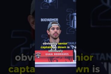 Evan Rodrigues responds to dirty Barkov injury - Stanley Cup Finals NHL