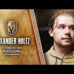 Alexander Holtz Postgame 10/30: Looking to Move On and Focusing On Whats Ahead