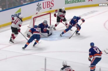 Stefan Noesen scores a goal against the New York Islanders