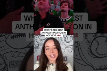 What’s the best anthem tradition in the NHL?