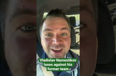 Vladislav Namestikov (Winnipeg Jets) loses against his former team, San Jose Sharks