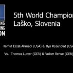 5th PingPongParkinson World Championship - Hamid & Ilya vs. Thomas Lutter & Volker Rehse