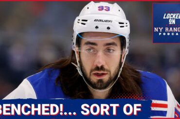 Mika (sort of) BENCHED!! Rangers throw lines in blender but lose 3-2! Kakko scratched... but why?!?