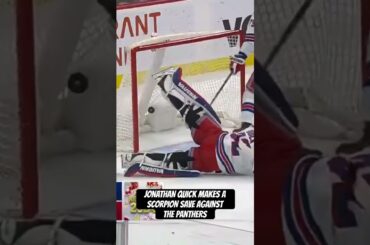 Jonathan Quick makes a scorpion save - 12/29/23 #hockey #nhl #christmas