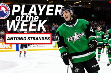 Antonio Stranges Highlights: Texas Stars Forward Earns AHL Player Of The Week Honors