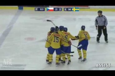 Adam Boqvist 2A & SO G vs Czech Republic | Feb 9 2017 | U17 5 Nations