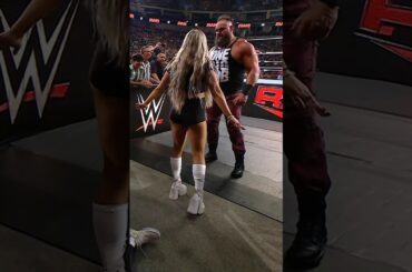Liv Morgan protecting her Dom Dom? 👀👀👀 #WWERaw