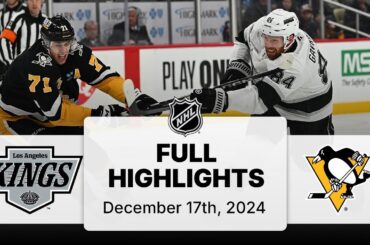NHL Highlights | Kings vs. Penguins | December 17, 2024