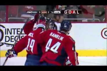 Nicklas Backstrom nice goal against Nashville 12/20/11