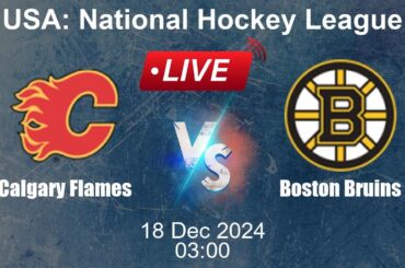 🔴 LIVE: Calgary Flames vs Boston Bruins - Ice Hockey Live Score - USA National Hockey League