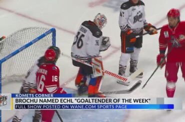 Brett Brochu named ECHL Goaltender of the Week, Jack Dugan heating up for Komets