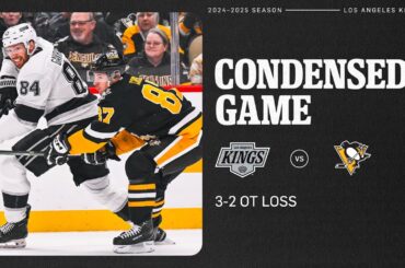 LA Kings Fall on the Road in Overtime to the Pittsburgh Penguins