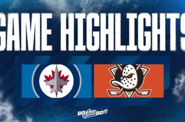 Anaheim Ducks vs. Winnipeg Jets - Game Highlights