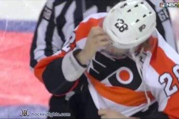 Claude Giroux vs Nick Leddy. November 25, 2015 720