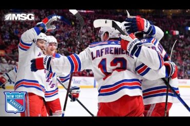 Alexis Lafreniere Scores Game Winning Goal in Hometown for New York Rangers First Win of Season