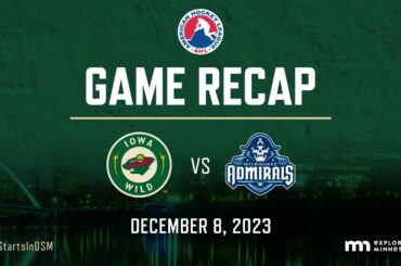 Iowa Wild (2) vs Milwaukee Admirals (4) | 12.08.2023