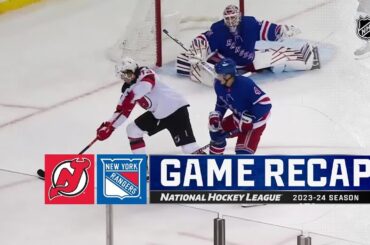 Нью-Джерси Девилз - Нью-Йорк Рейнджерс | 29.09.2023 | Предсезонный матч | Обзор матча