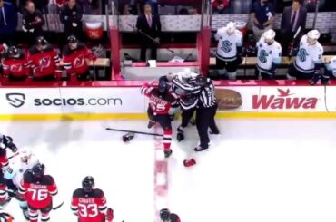 Geertsen vs Lauzon For the Hit on Hughes