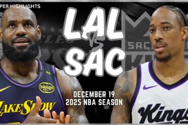 Los Angeles Lakers vs Sacramento Kings Full Game Highlights | Dec 19 | 2025 NBA Season