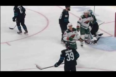 Kirill Kaprizov gets an assist on Eriksson Ek goal vs Sharks (9 dec 2021)