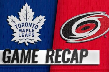Balanced offense helps Hurricanes top Maple Leafs