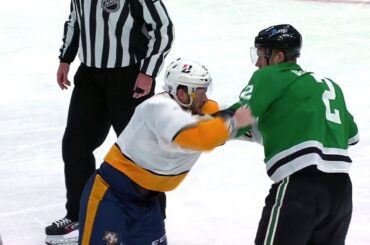 3/7/21  Rough Stuff In The Dallas Nashville Game Mid Way Through The 1ST Period