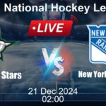 🔴 LIVE: Dallas Stars vs New York Rangers - Ice Hockey Live Score - USA National Hockey League