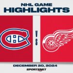 NHL Highlights | Canadiens vs. Red Wings - December 20, 2024