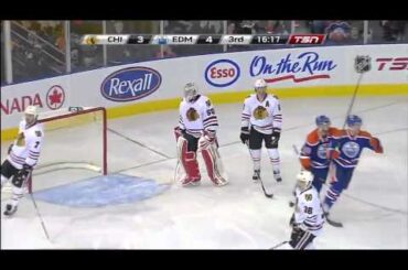 Sam Gagner Scored 4 goals and gets 4 assists (8 Points) against Chicago February 2, 2012