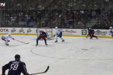 Sedlak gives Blue Jackets early lead over Maple Leafs