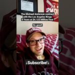 Michael Anderson signs with the Los Angeles Kings for 8 Years at $4.125 Million/Year