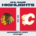 NHL Highlights | Blackhawks vs. Flames - December 21, 2024