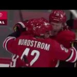 Jaccob Slavin Goal vs TBL October 24, 2017
