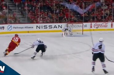Flames' Jonathan Huberdeau Buries Short-Hander To Start Back-To-Back Sequence