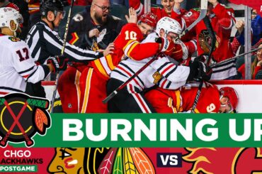 Connor Bedard scores but Blackhawks get flamed by Calgary Flames | CHGO Blackhawks POSTGAME Podcast