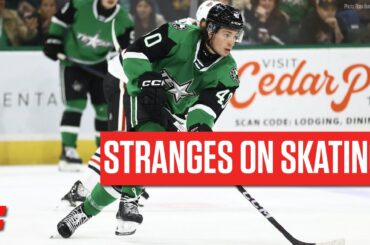 Dallas Stars Prospect Antonio Stranges Breaks Down Unique Skating Skills