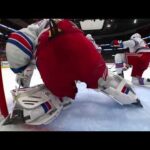 Igor Shesterkin stops two Okposo's shots from close in game 4 vs Panthers (28 may 2024)