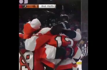 Kevin Hayes honors his brother Jimmy after scoring first goal of the season 🥺