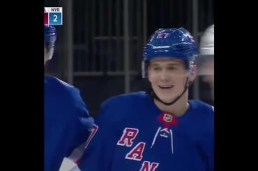 Nils Lundkvist’s 1st Rangers goal on the power play! 🔥  | #shorts
