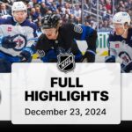 NHL Highlights | Jets vs. Maple Leafs | December 23, 2024