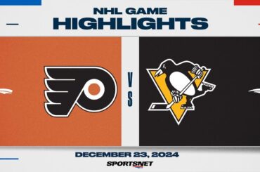 NHL Highlights | Flyers vs. Penguins - December 23, 2024