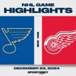 NHL Highlights | Blues vs. Red Wings - December 23, 2024