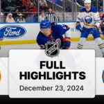 NHL Highlights | Sabres vs. Islanders - December 23, 2024