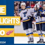 Game Highlights: Blues 4, Red Wings 0